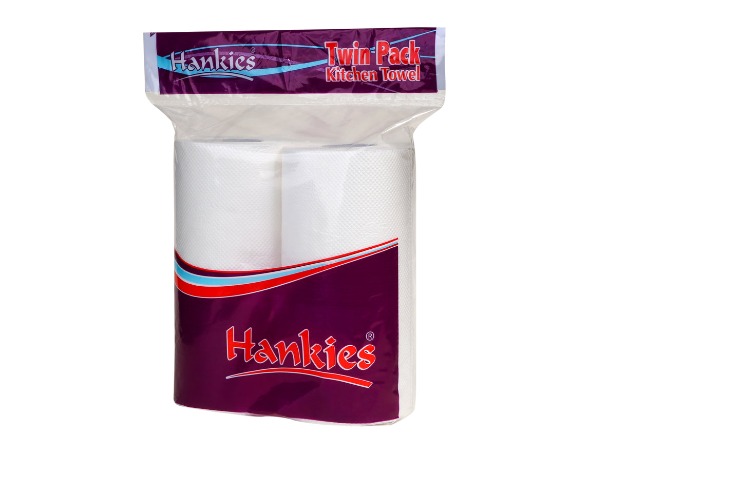 Hankies Decora Twin Pack - Multi-Purpose, Strong & Absorbent Paper Towels