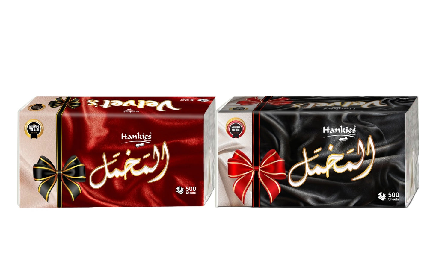 Hankies Velvet's- 500 sheets of 3 ply