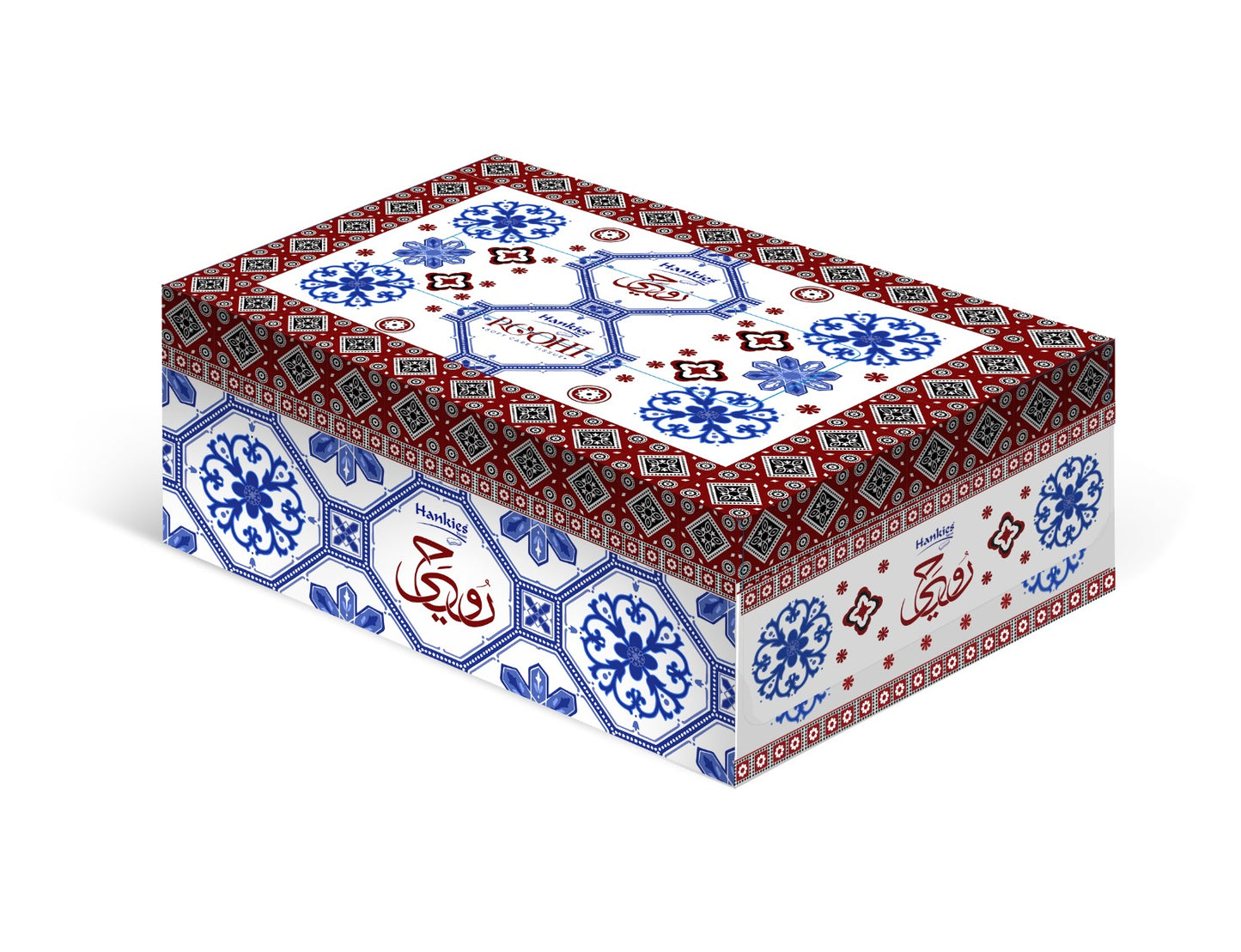 Hankies Roohi Tissue Box 60 sheets 2 ply