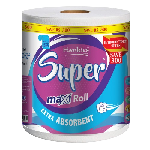 Hankies Super Maxi Kitchen Roll - Save Rs.300/.