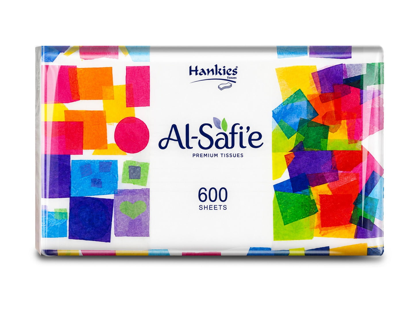 Hankies AlSafie Facial Tissues 600 Sheets, 2 Ply | Ultra-Soft, Strong & Hygienic Everyday Tissues