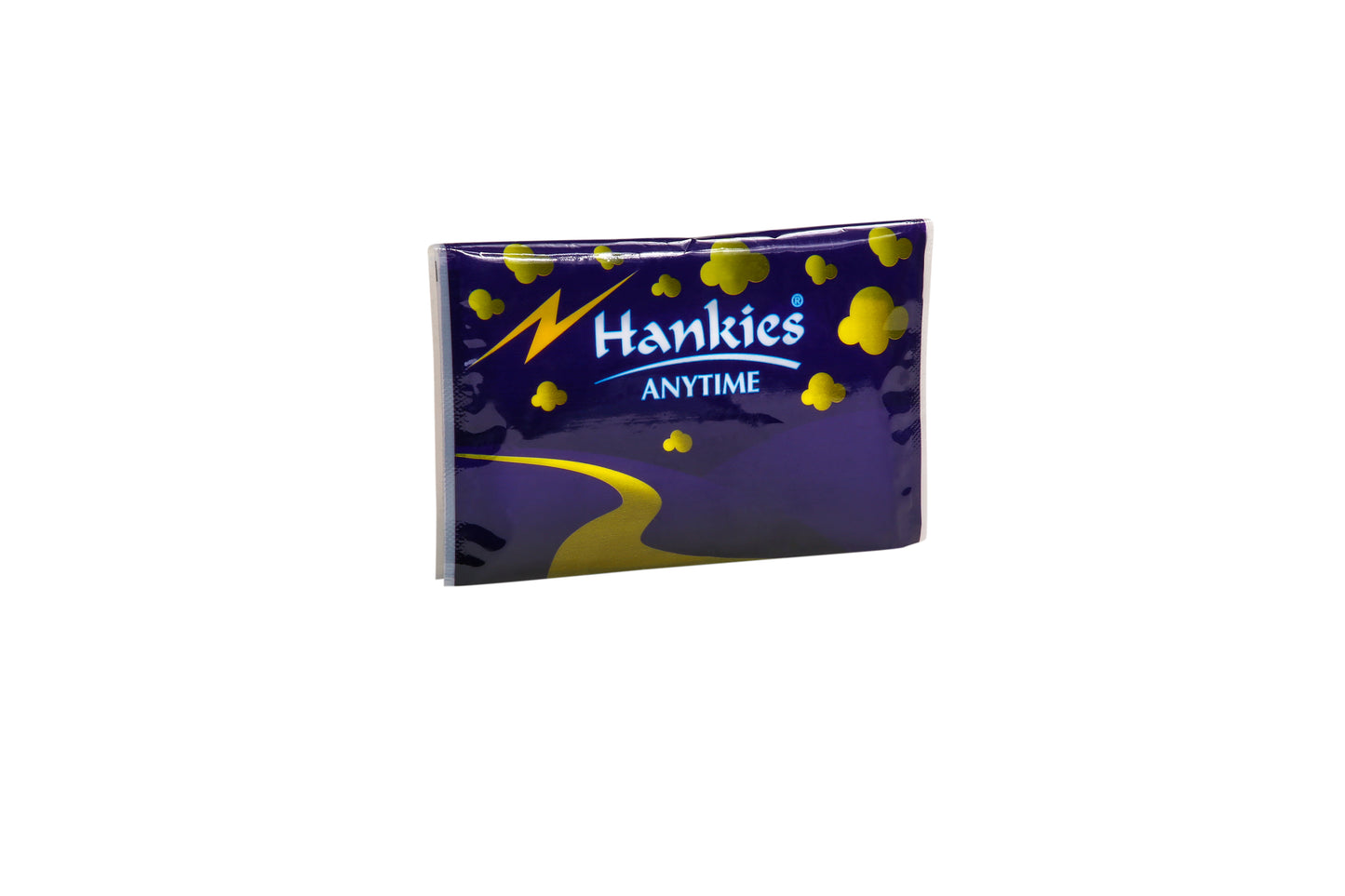 Hankies Any Time Dispenser Tissues - Portable Soft 2-Ply Facial Tissue (24 Pouches)