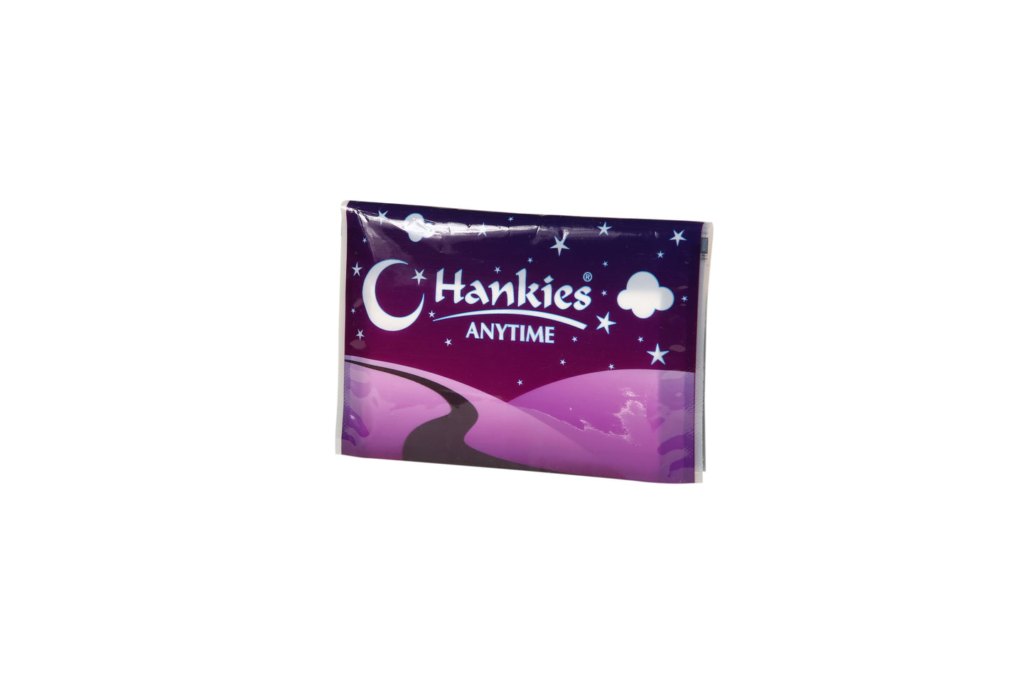 Hankies Any Time Dispenser Tissues - Portable Soft 2-Ply Facial Tissue (24 Pouches)