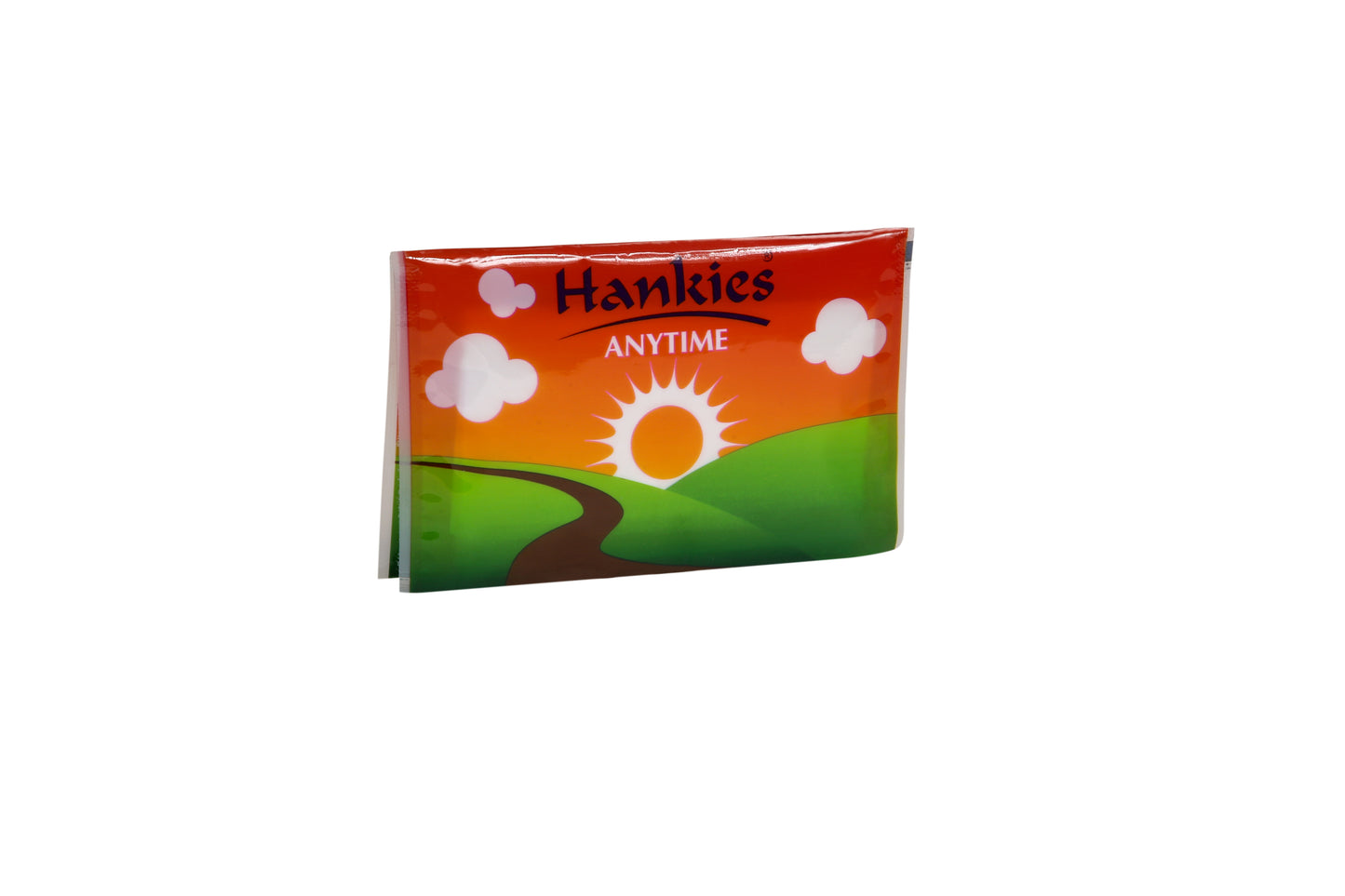 Hankies Any Time Dispenser Tissues - Portable Soft 2-Ply Facial Tissue (24 Pouches)