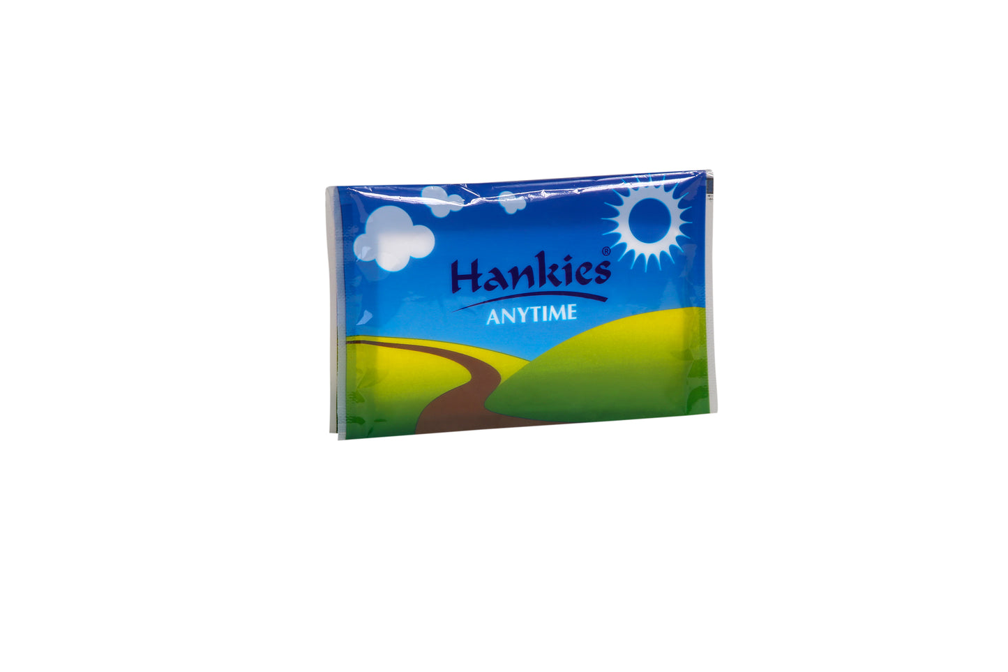 Hankies Any Time Dispenser Tissues - Portable Soft 2-Ply Facial Tissue (24 Pouches)