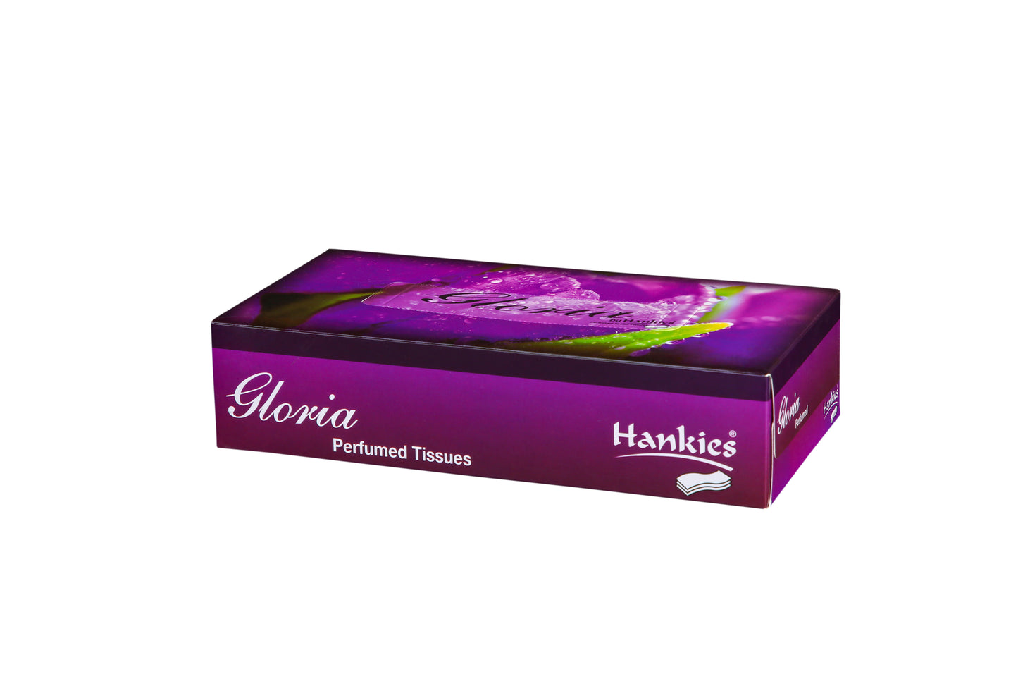 Hankies Gloria Perfumed Tissues - Supersoft 2-Ply Facial Tissues with Elegant Fragrance