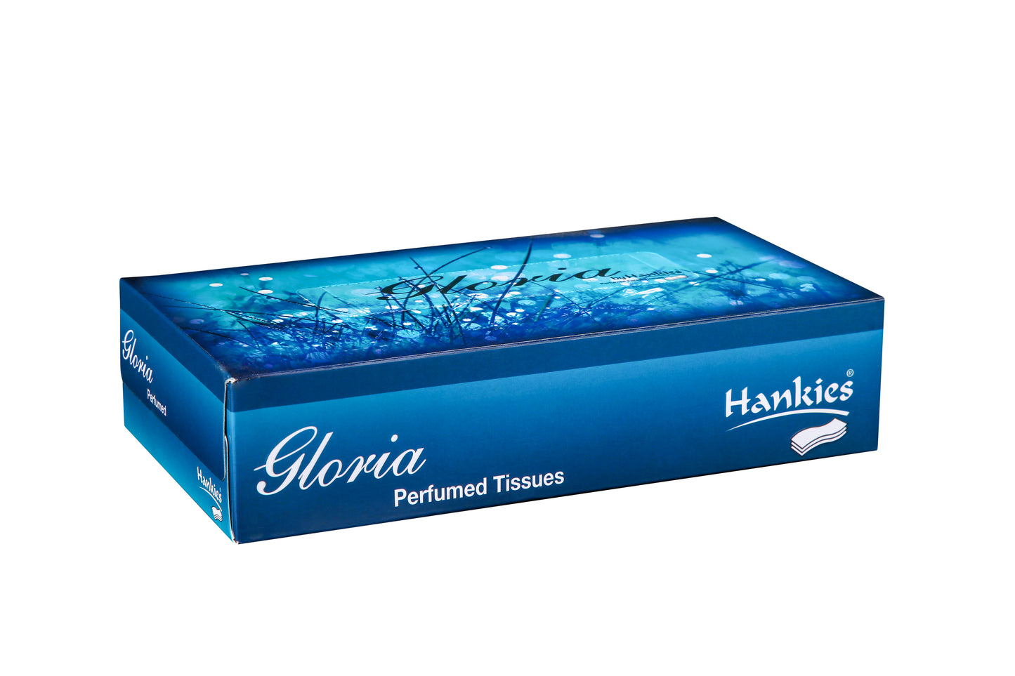 Hankies Gloria Perfumed Tissues - Supersoft 2-Ply Facial Tissues with Elegant Fragrance