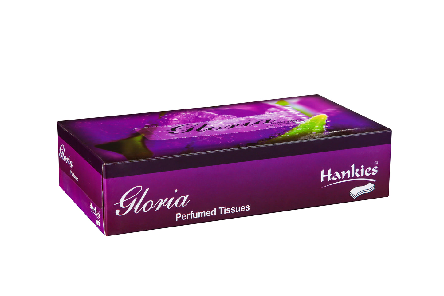 Hankies Gloria Perfumed Tissues - Supersoft 2-Ply Facial Tissues with Elegant Fragrance