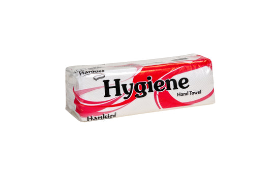 Hankies Hygiene Tissue Hand Towels - 100 Soft & Durable 2-Ply Sheets