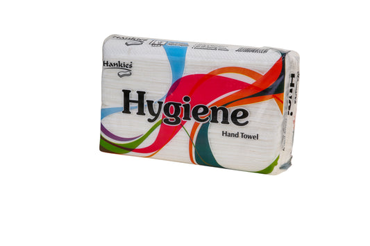 Hankies Hygiene Tissue Hand Towels - 200 Soft & Durable 2-Ply Sheets