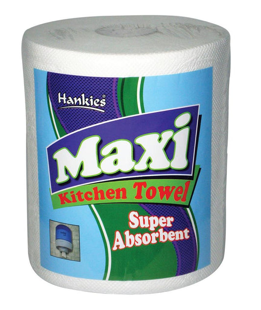 Hankies MAXI Kitchen Roll - Super Absorbent, Durable Paper Towels