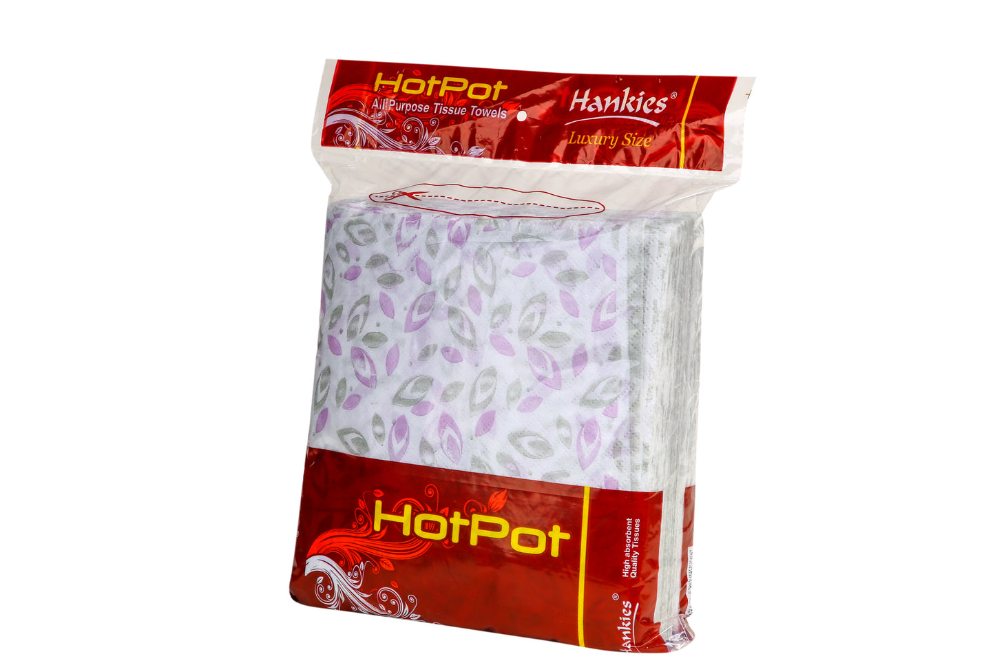 Hankies HotPot All Purpose Tissue Towels - Luxury Size for Everyday Versatility