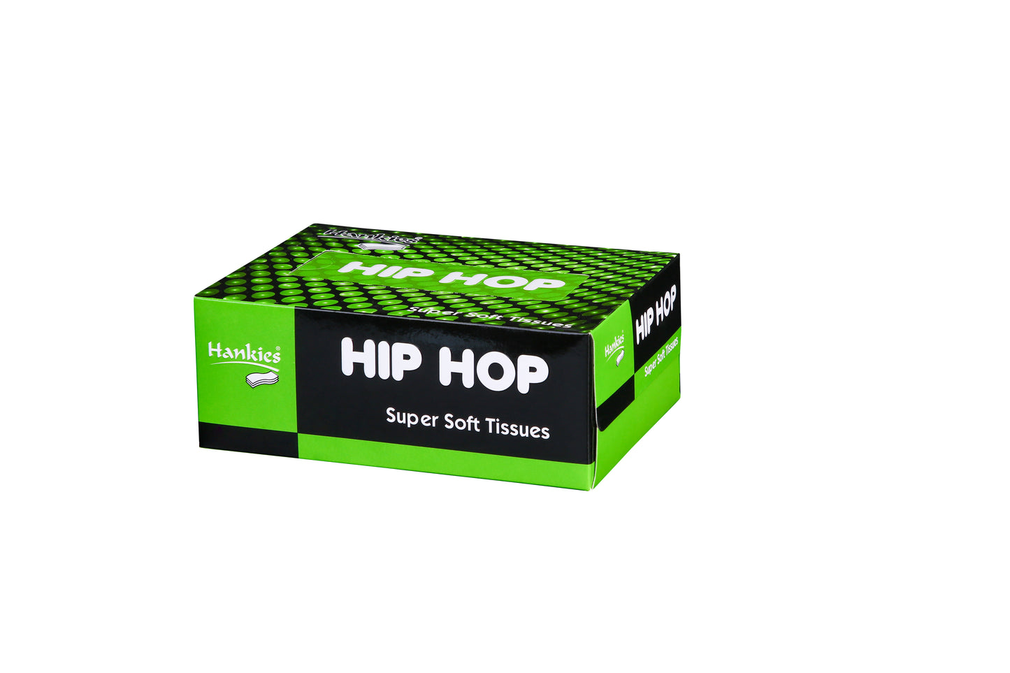 Hankies Hip Hop Super Soft Tissues - Fun, Stylish, and Ultra-Gentle 2-Ply Facial Tissues