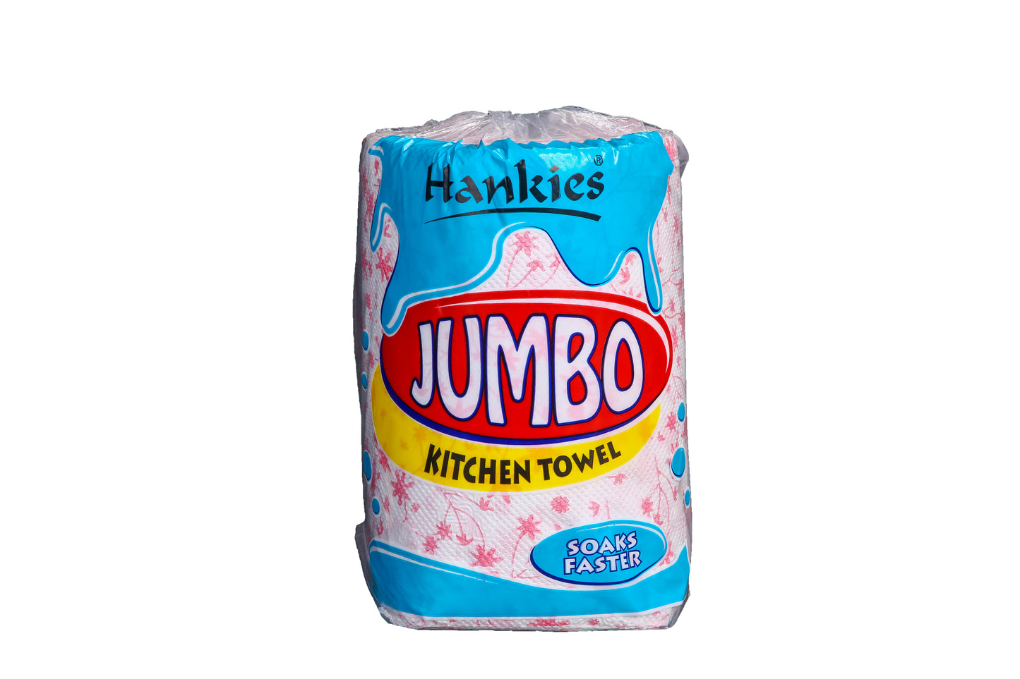 Hankies JUMBO Kitchen Towel Printed - Ultra-Absorbent, Fast-Soaking Paper Towels