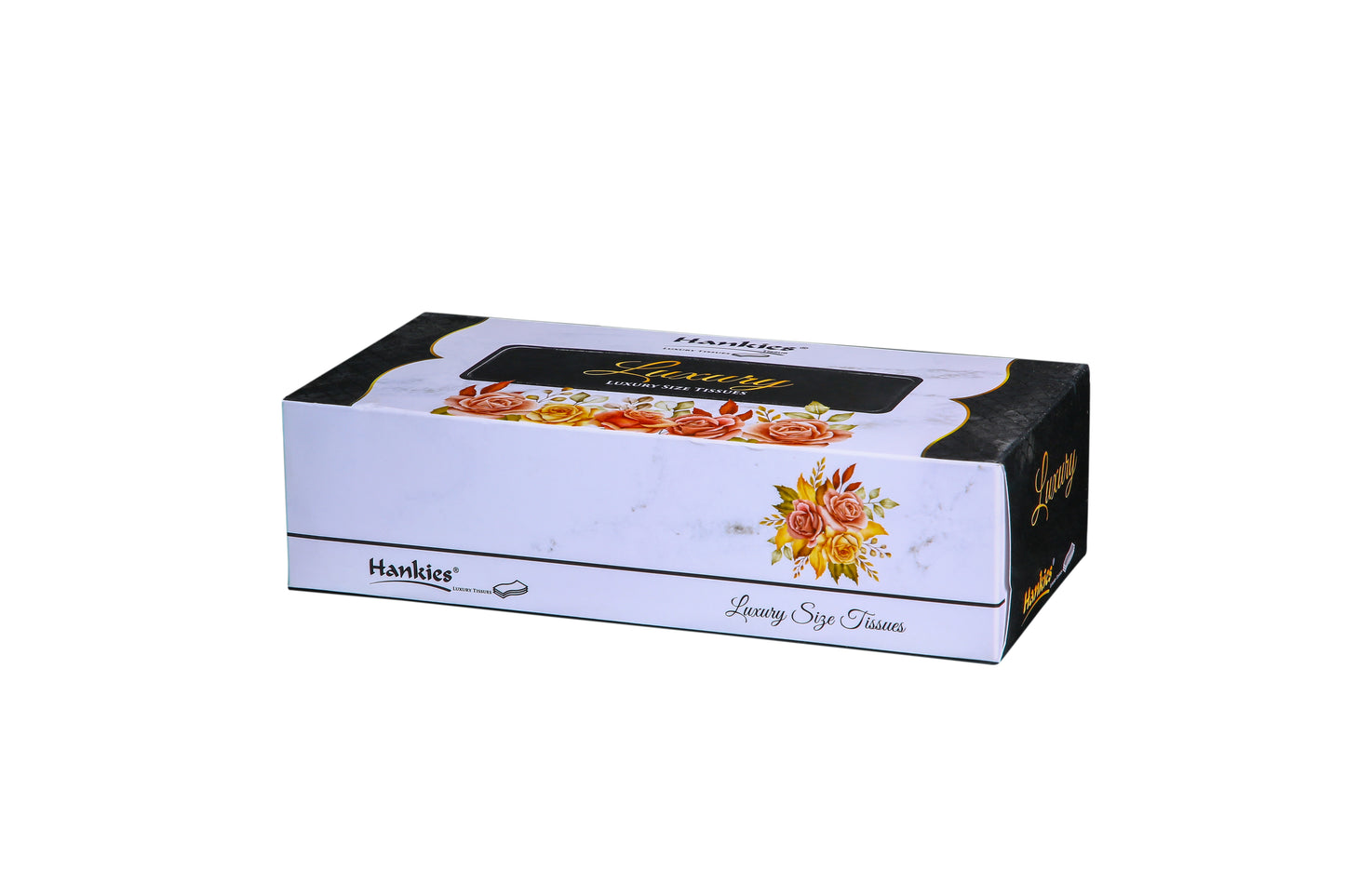 Hankies LUXURY Tissues - Premium Softness in Luxury Size 2-Ply Sheets