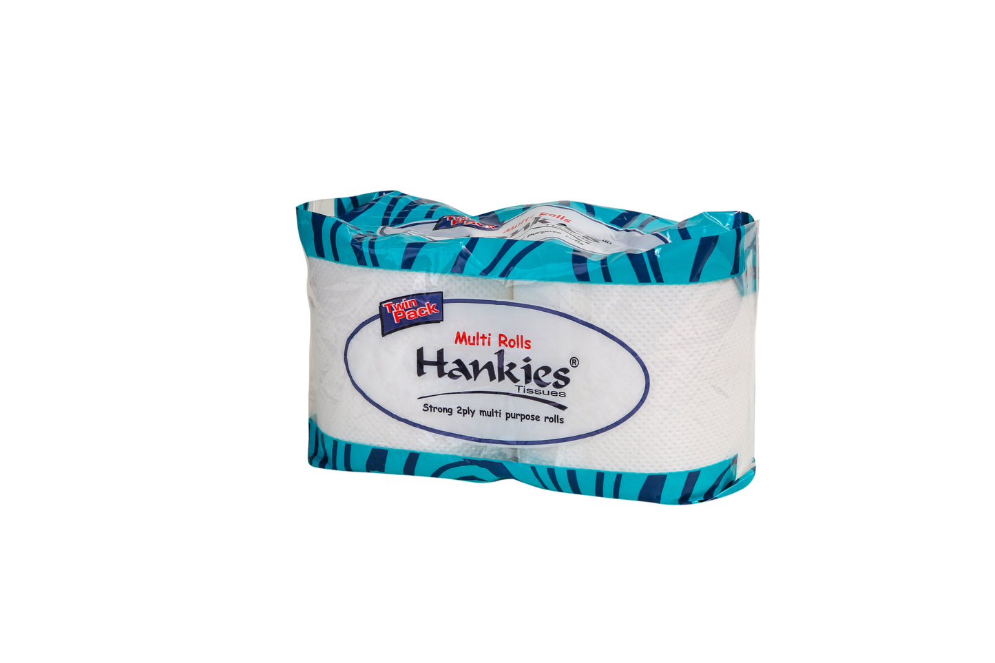 Hankies MULTI Rolls Twin Pack - Strong 2-Ply Multi-Purpose Paper Towels