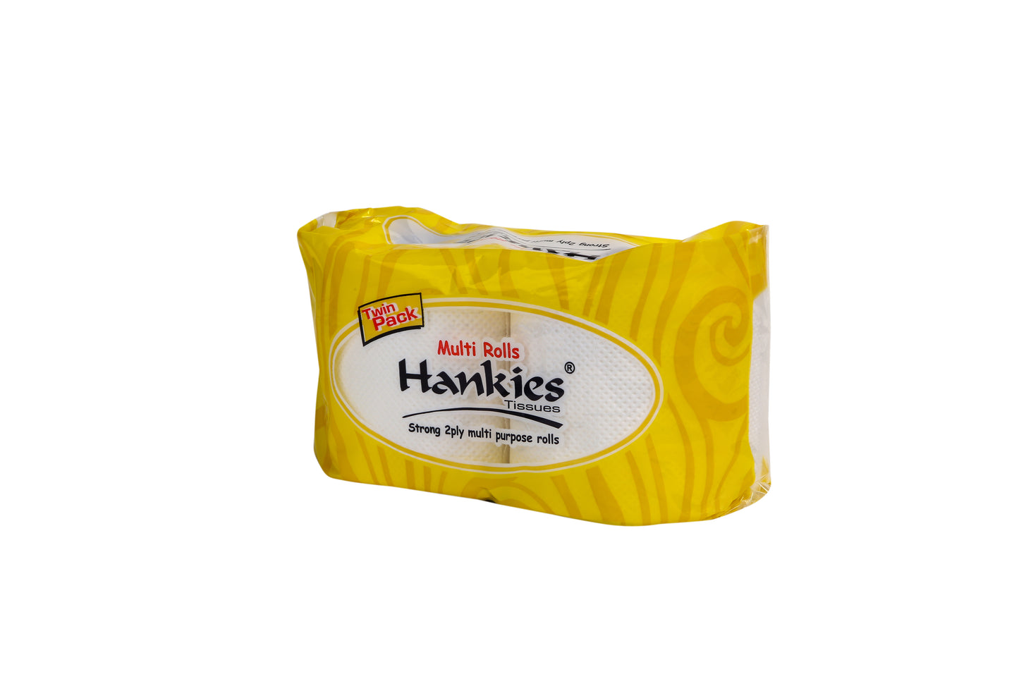 Hankies MULTI Rolls Twin Pack - Strong 2-Ply Multi-Purpose Paper Towels