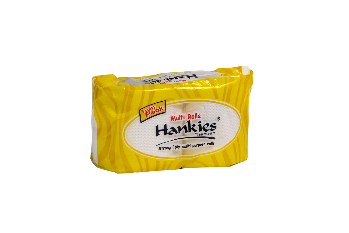 Hankies MULTI Rolls Twin Pack - Strong 2-Ply Multi-Purpose Paper Towels