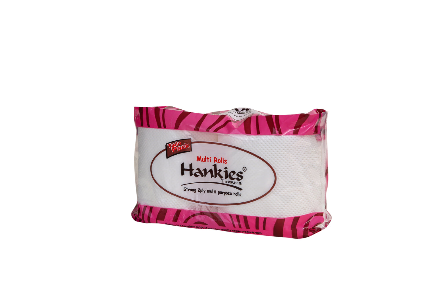 Hankies MULTI Rolls Twin Pack - Strong 2-Ply Multi-Purpose Paper Towels