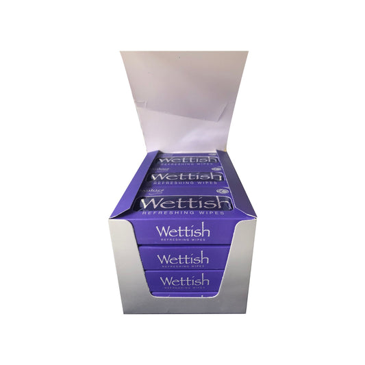 Hankies Wettish Refreshing Wipes Box – 12 Packs x 6 Wipes | Pocket-Friendly, Skin-Safe, Travel Essential