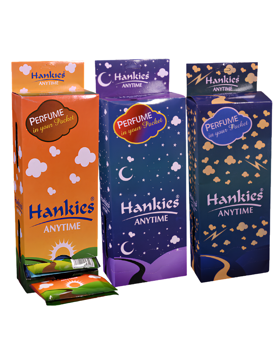 Hankies Any Time Dispenser Pocket Pack – 24 Pouches, 2-Ply | Portable Facial Tissue Pakistan