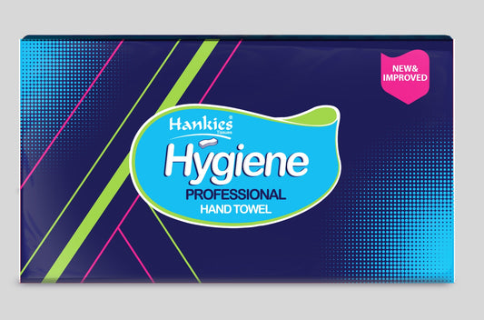 Hankies Hygiene Bigger Paper Hand Towels , 2-Ply | Disposable Hand Towel Pakistan